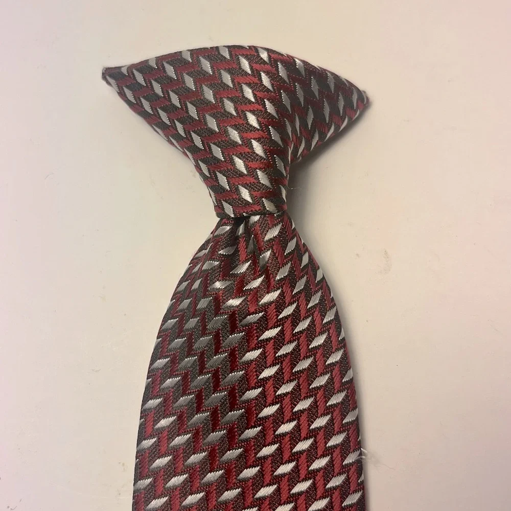 Set of 3 Boys/Young Men's Clip-on Ties. 10”, 11” and 15”